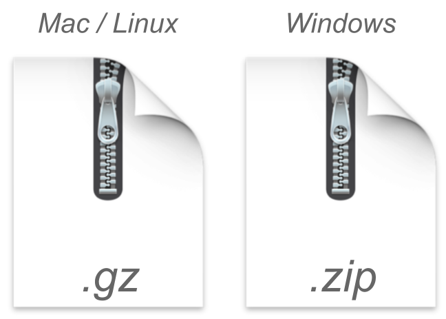 Binary package (platform specific)